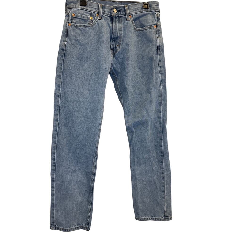 Levi's 505 Light Wash Straight Leg Jeans Men's 32x32 Americana Workwear